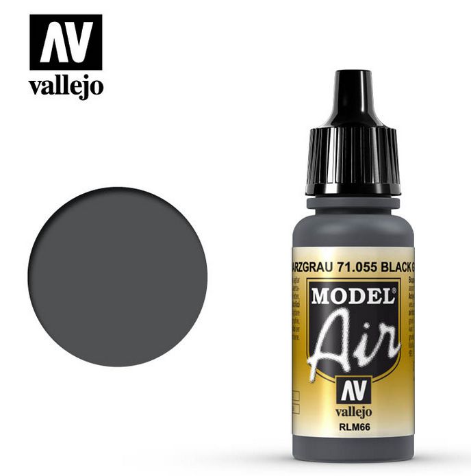 Vallejo Black Grey RLM66