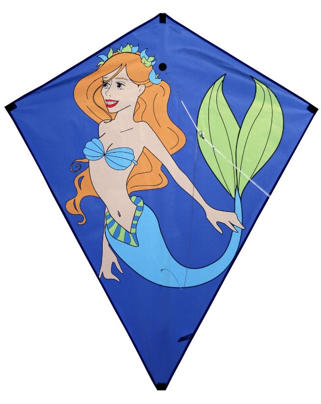 Skydogs Kites  40&quot; Mermaid Diamond Kite