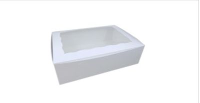 Retail Supplies 14x10x4in White Window Box
