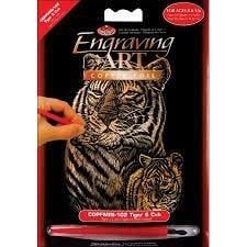 Royal &amp; Langnickel Mini Engraveart Tiger and Cub