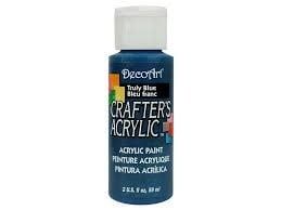 DecoArt Crafter's Acrylic Paint - 2oz TRULY BLUE