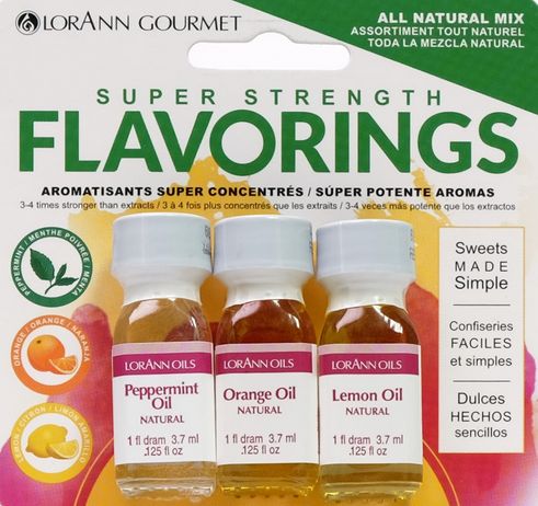 Lorann All Natural Mix 3 Pack (Peppermint, Orange, Lemon)