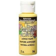 DecoArt Crafter's Acrylic Paint - 2oz BUTTERCREAM
