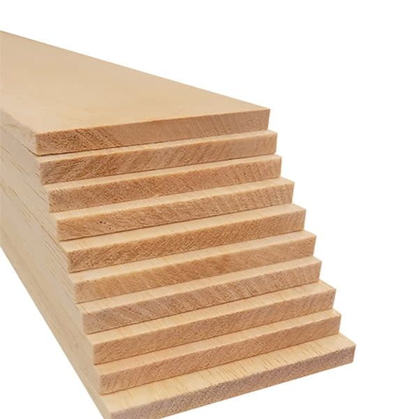 Bud Nosen 1/4x3x36in Balsa Sheet