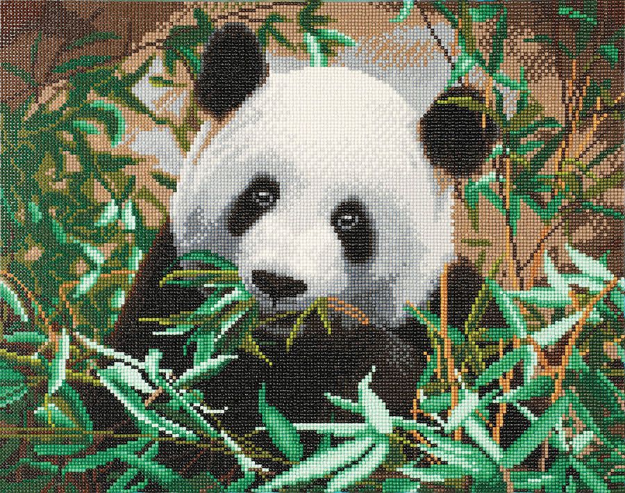 Craft Buddy Hungry Panda Crystal Art Kit Lg