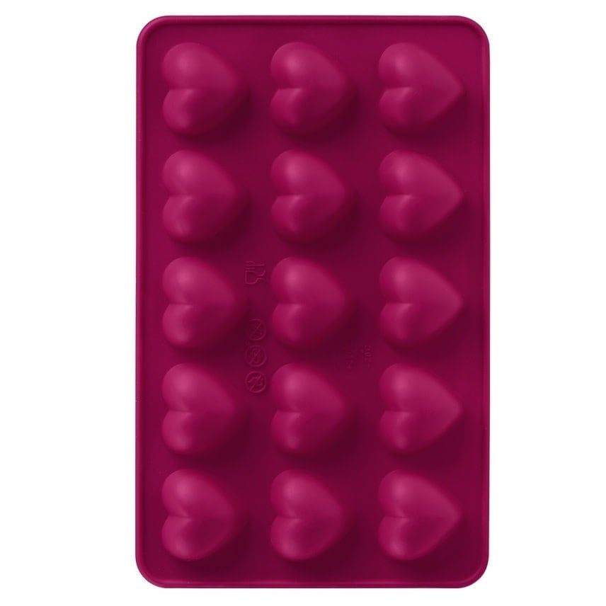 Trudeau Heart Chocolate Mold