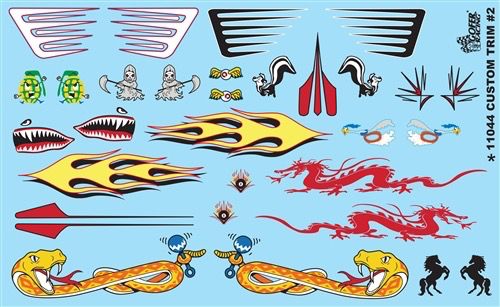 Gofer Racing 1/24 Custom Trim Model Car Decal No 2