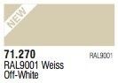 Vallejo Off White RAL9001 18ml