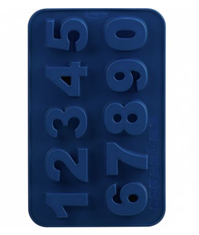 Trudeau Numbers Chocolate Mold