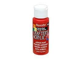 DecoArt Crafter's Acrylic Paint - 2oz TUSCAN RED