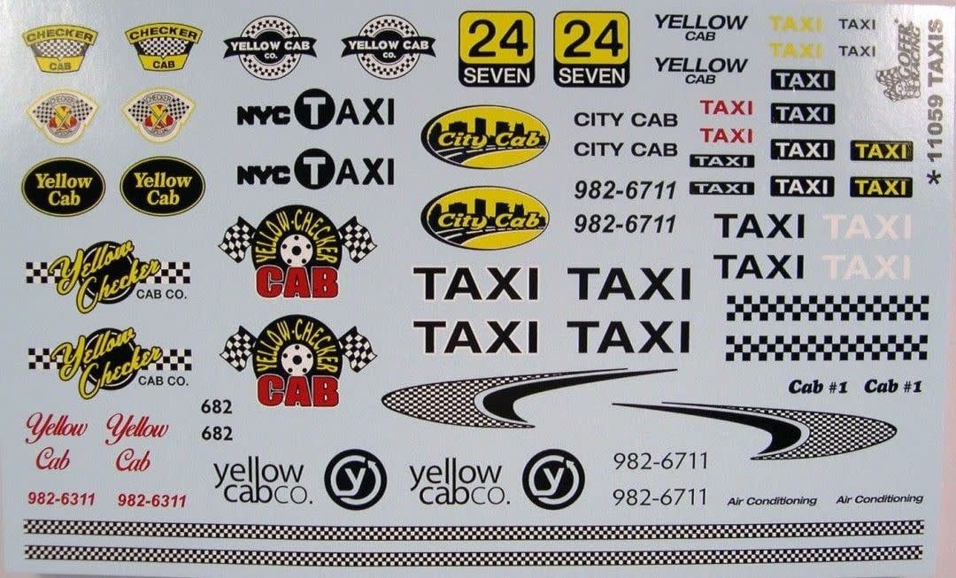 Gofer 1/24 Gofer Racing Taxis Decals