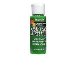 DecoArt Crafter's Acrylic Paint - 2oz CHRISTMAS GREEN
