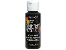 DecoArt Crafter's Acrylic Paint 2oz BLACK