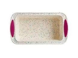 Trudeau Loaf Pan Confetti Fuchsia 8.5x4.5in