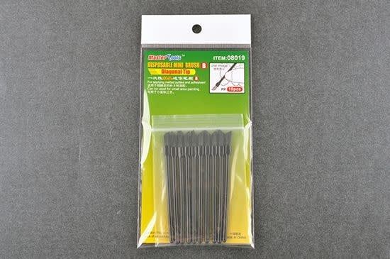 Master Tools  Master Tools Disposable Mini Diagonal Brush (10)