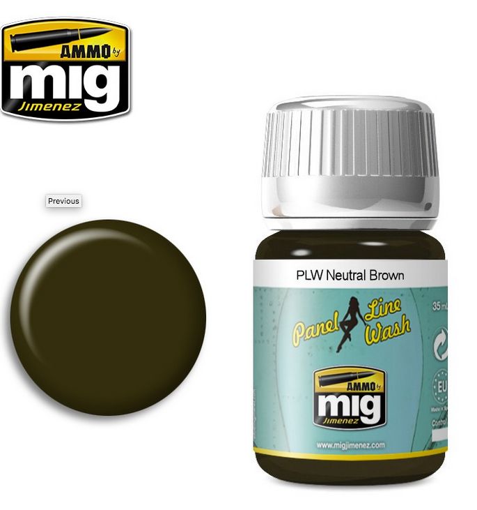 Ammo of MIG PLW Neutral Brown 35ml