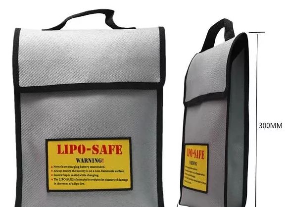 RC Pro 300x230x50Mm Lipo Safe Bag