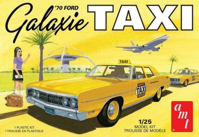 AMT\ERTL 1/25 1970 Ford Galaxie Taxi