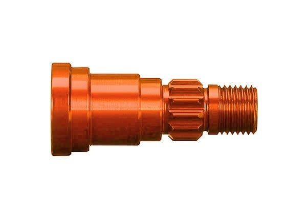 Traxxas Stub axle, aluminum, (orange-anodized) (1) (for use only with #7750X or 7896 driveshaft)