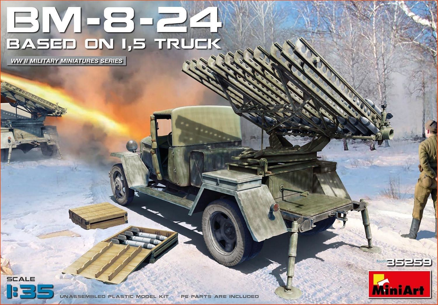 Miniart 1/35 BM 8 24 Based on 1.5t Truck