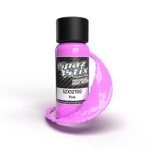 Spaz Stix Airbrush Ready Paint Solid Pink 2oz