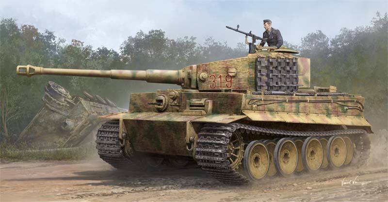 Trumpeter 1/35 Pz.Kpfw.VI Ausf.E Sd.Kfz.181 Tiger I (Medium Production) w/ Zimmert