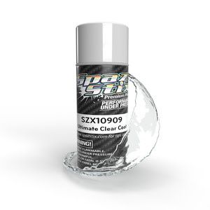 Spaz Stix  ULTIMATE CLEAR COAT AEROSOL PAINT 3.5OZ -FOR MIRROR CHROME