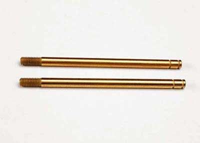 Traxxas Shock shafts, hardened steel, titanium nitride coated (xx-long) (2)