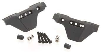 Traxxas Suspension arm guards, rear (2)/ guard spacers (2)/ hollow balls (2)/ 3x18mm BCS (4)