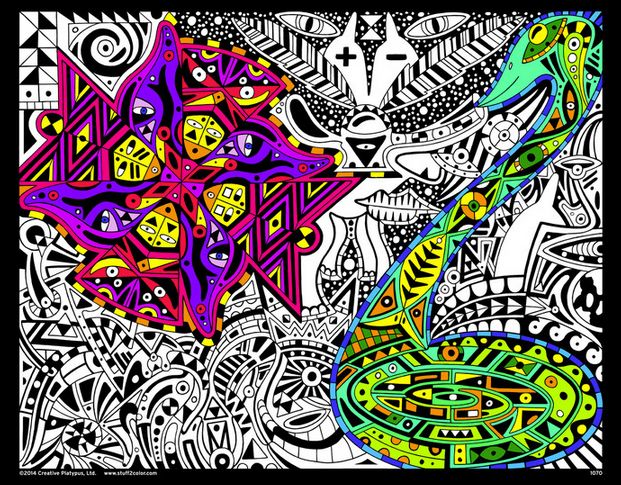 Stuff To Color 16X20 Velvet Poster Eternity