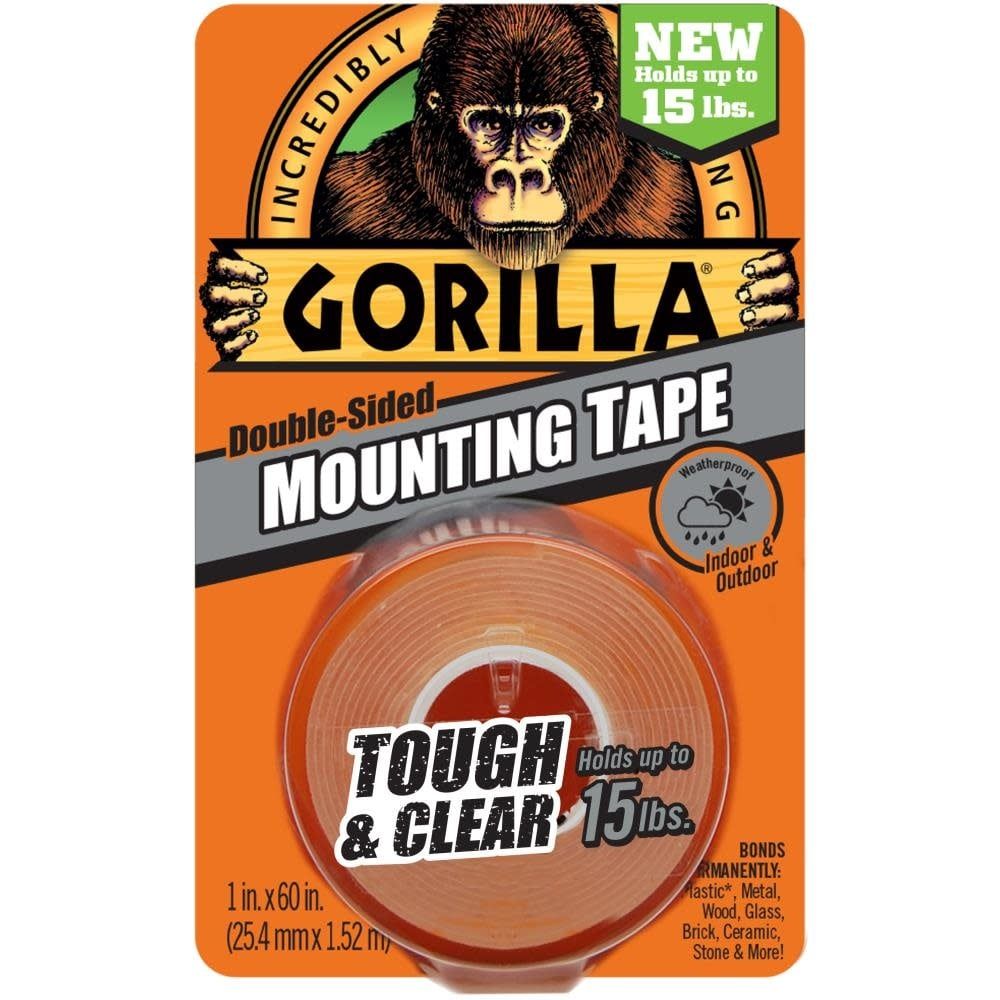 Gorilla Glue  Double-Sided Mounting Tape 1&quot;X60&quot;