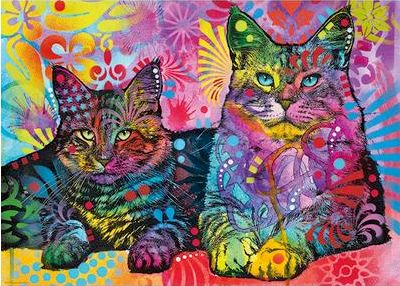 Heye Puzzles Devoted 2 Cats Jolly Pets  1000 piece