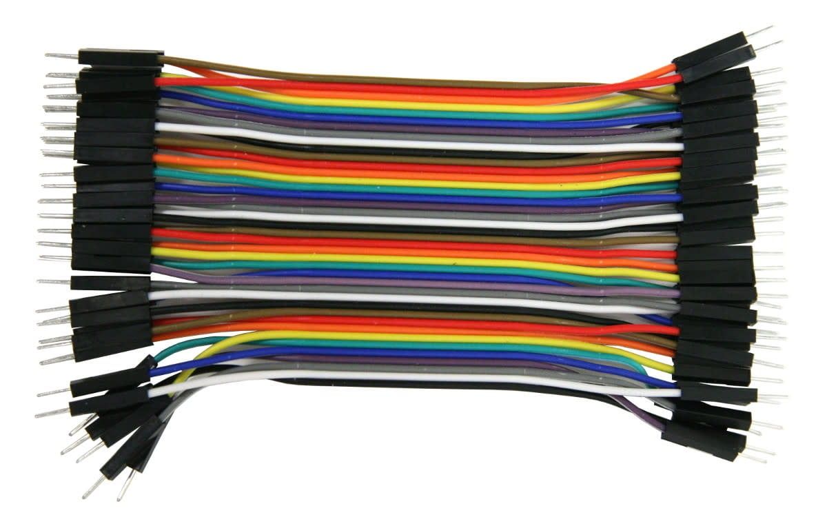 BPS 10cm Unzippable ZipWire Male to Male 40pc