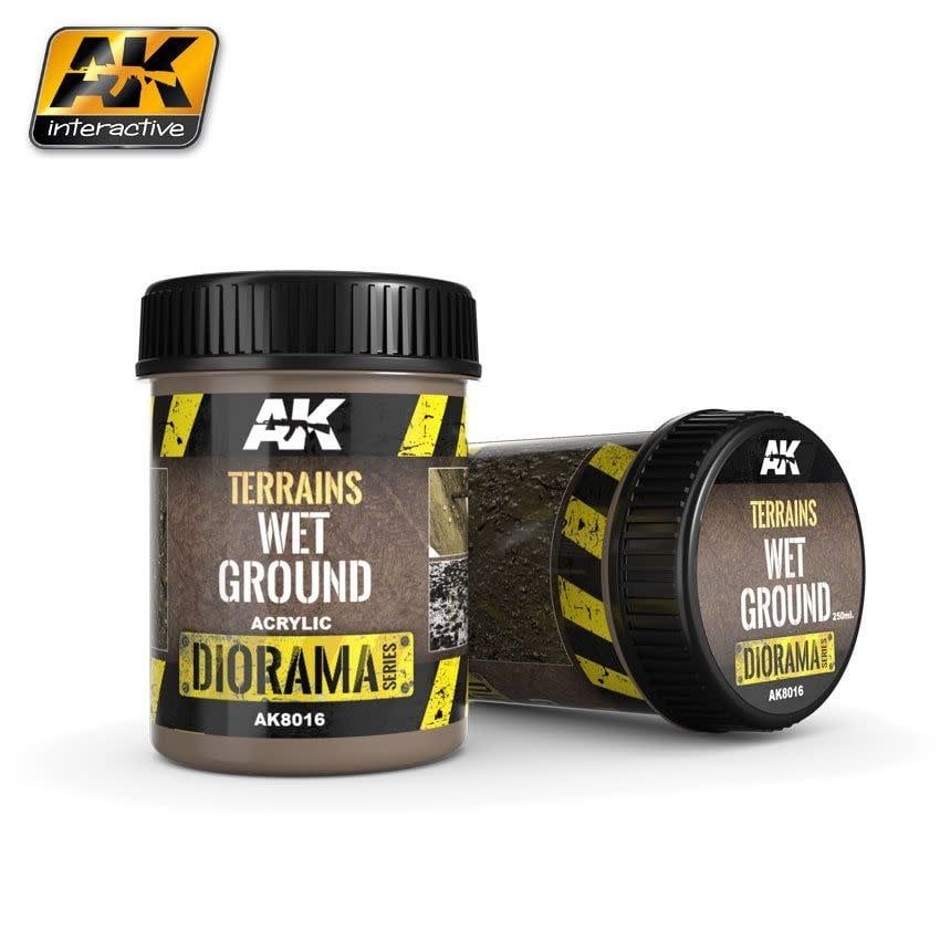 AK Interactive Terrains Wet Ground Texture Acrylic 250ml