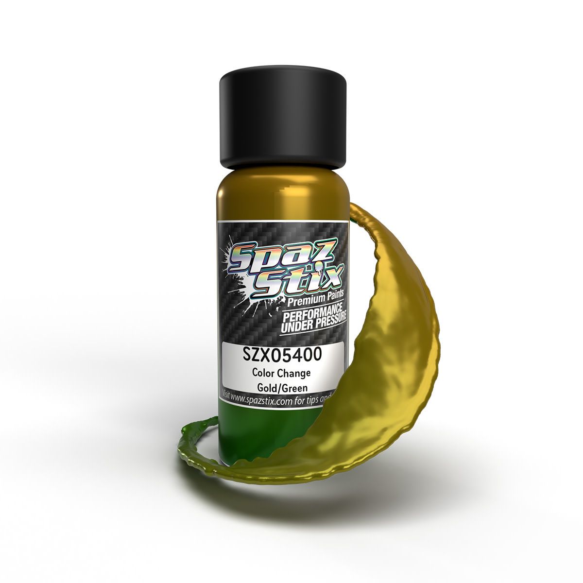 Spaz Stix Color Changing Paint Gold To Green 2oz