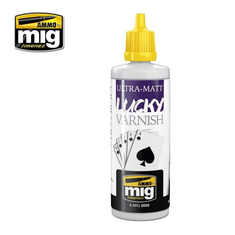 Ammo of MIG Ultra-Matt Lucky Varnish 60ml