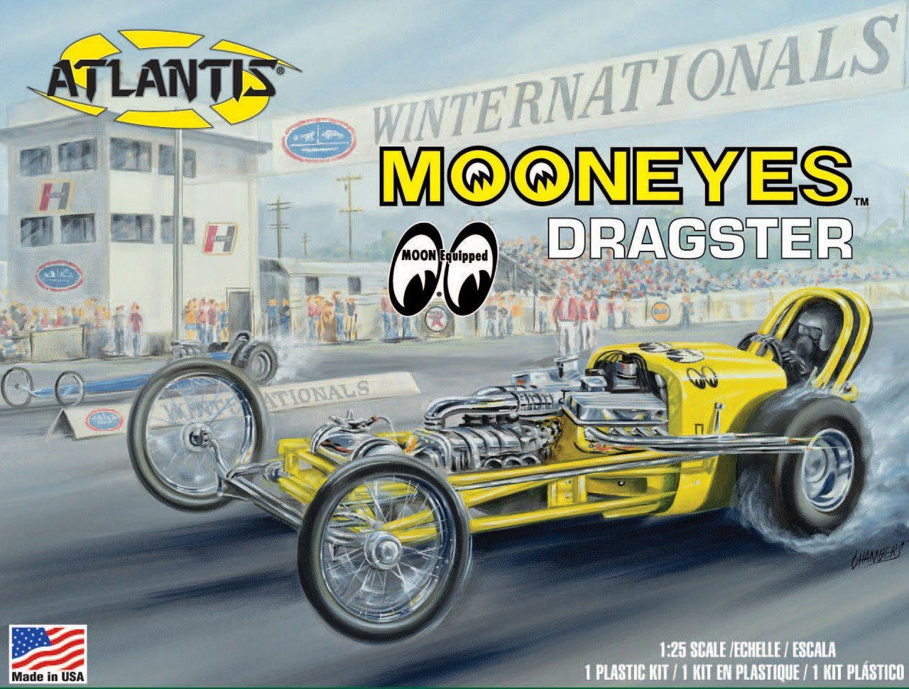 Atlantis Models 1/25 Mooneyes Dragster
