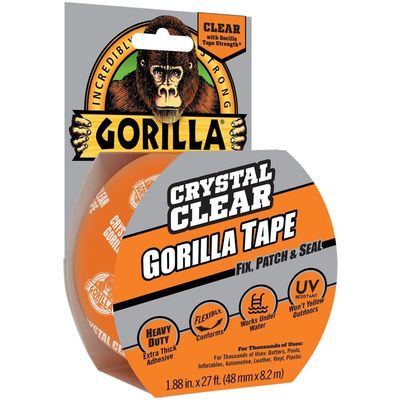 Gorilla Glue 1.88inx27ft Crystal Clear Tape