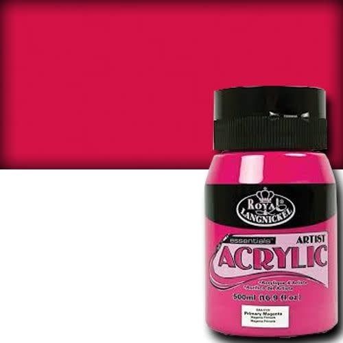 Royal &amp; Langnickel Primary Magenta Acrylic Paint 500ml