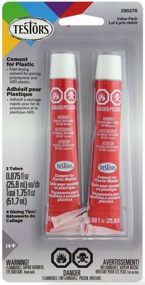 Testors Plastic Cement Twin Pack