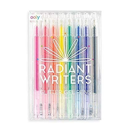 Ooly Radiant Glitter Pens Set Of 8