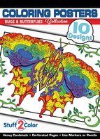 Stuff To Color Line Art Bugs and Butterflies