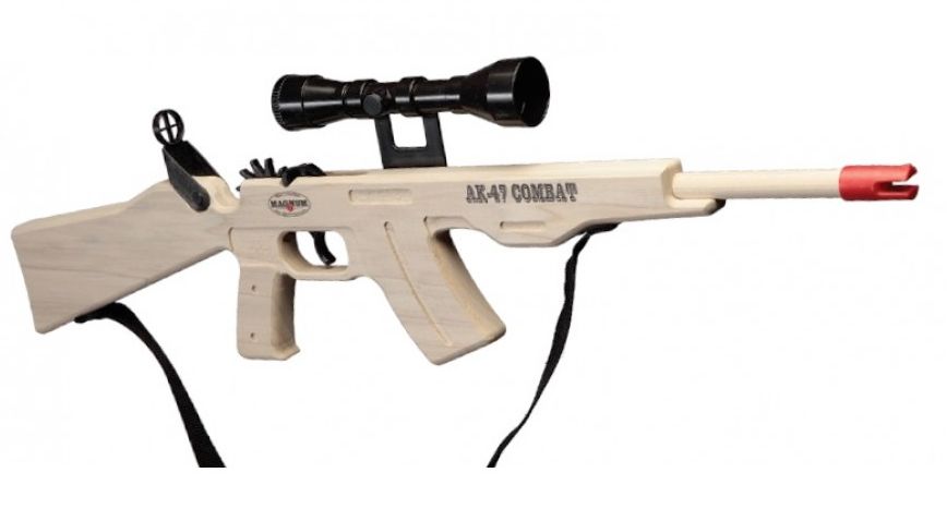 Magnum  AK-47 Combat Rifle with Scope and Sling