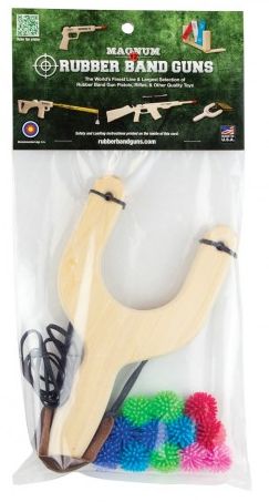 Magnum  Jumbo Sling Shot Packaged with12 hedge Balls