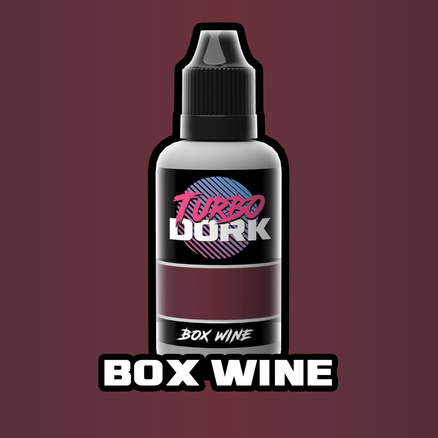 Turbo Dork Box Wine Metallic Acrylic Paint 20ml