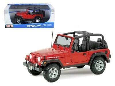 Maisto 1/18 Jeep Wrangler Rubicon Red