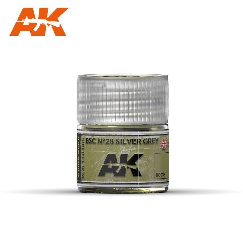 AK Interactive BSC N28 Silver Grey 10ml