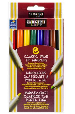 Stuff To Color Sargent Art Classic Fine Tip Markers