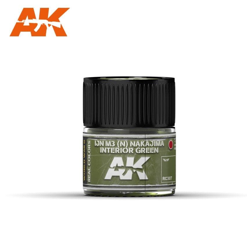AK Interactive Real Colors IJN M3 (N) Nakajima Interior Green 10ml
