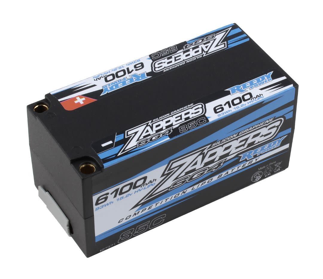 Associated Electrics 99x47x48.2mm Reedy Zappers SG4 6100mAh 85C 15.2v Shorty